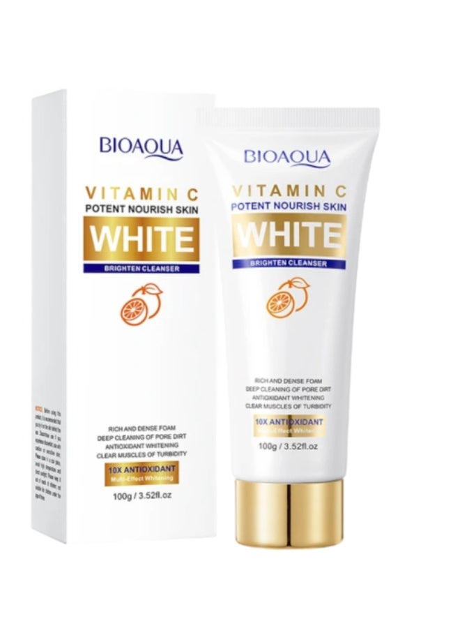 Vitamina C Potent Nourish Skin White Brighten Cleanser 100 g